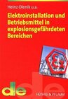 Buchcover Elektroinstallation und Betriebsmittel in explosionsgefährdeten Bereichen