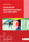 Buchcover Fachkraft für Sprachalarmanlagen nach DIN 14675