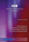 Buchcover Untersuchung zur aerodynamischen Bandführung mit gleichzeitiger Erwärmung in einem Schwebebandofen