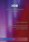 Buchcover Der Einfluss der Entstaubung auf den spezifischen elektrischen Energieeinsatz des Lichtbogenofens