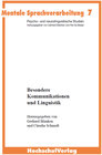 Buchcover Besondere Kommunikation und Linguistik