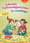 Buchcover 5 Minuten Tierfreundegeschichten für Leseanfänger, 1. Klasse - Lesenlernen mit Silbenfärbung