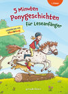Buchcover 5 Minuten Ponygeschichten für Leseanfänger, 1. Klasse - Lesenlernen mit Silbenfärbung