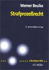 Buchcover Strafprozeßrecht