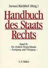 Buchcover Handbuch des Staatsrechts