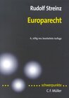 Buchcover Europarecht