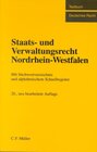 Buchcover Staats- und Verwaltungsrecht Nordrhein-Westfalen