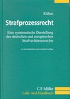 Buchcover Strafprozessrecht