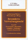 Buchcover Besonderes Verwaltungsrecht. Ein Lehr- und Handbuch / Besonderes Verwaltungsrecht