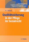 Buchcover Qualitätssicherung in der Pflege im Sozialrecht