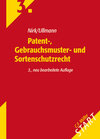 Buchcover Patent-, Gebrauchsmuster- und Sortenschutzrecht