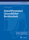 Buchcover AnwaltFormulare Gewerblicher Rechtsschutz