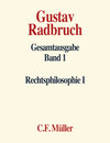 Buchcover Gustav Radbruch Gesamtausgabe