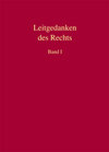 Buchcover Leitgedanken des Rechts