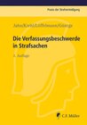 Buchcover Die Verfassungsbeschwerde in Strafsachen