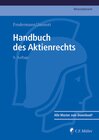 Buchcover Handbuch des Aktienrechts