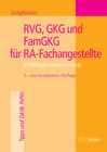 Buchcover RVG, GKG  und FamGKG für RA-Fachangestellte