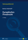 Buchcover Europäisches Privatrecht