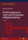 Buchcover Verfassungsprozessrecht und Verfassungsmäßigkeitsprüfung