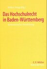Buchcover Das Hochschulrecht in Baden-Württemberg