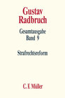 Buchcover Gustav Radbruch Gesamtausgabe