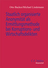 Buchcover Staatlich organisierte Anonymität als Ermittlungsmethode bei Korruptions- und Wirtschaftsdelikten