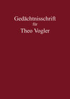 Buchcover Gedächtnisschrift für Theo Vogler