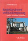 Buchcover Bundeskanzleramt und Bundesregierung