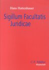 Buchcover Sigillum Facultatis Juridicae