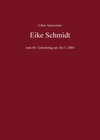 Buchcover Liber Amicorum Eike Schmidt
