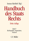 Buchcover Handbuch des Staatsrechts