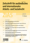 Buchcover Zeitschrift für ausländisches und internationales Arbeits- und Sozialrecht