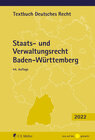 Buchcover Staats- und Verwaltungsrecht Baden-Württemberg