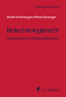 Buchcover Biotechnologierecht