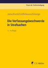 Buchcover Die Verfassungsbeschwerde in Strafsachen
