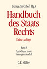 Buchcover Handbuch des Staatsrechts
