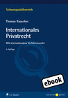 Buchcover Internationales Privatrecht