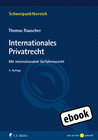 Buchcover Internationales Privatrecht