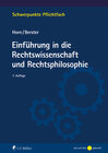 Buchcover Einführung in die Rechtswissenschaft und Rechtsphilosophie