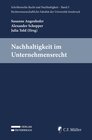 Buchcover Nachhaltigkeit im Unternehmensrecht