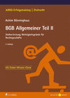 Buchcover BGB Allgemeiner Teil II