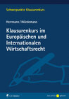 Buchcover Klausurenkurs im Europäischen und Internationalen Wirtschaftsrecht