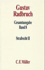 Buchcover Gustav Radbruch Gesamtausgabe