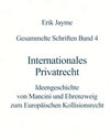 Buchcover Internationales Privatrecht