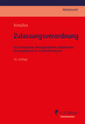 Buchcover Zulassungsverordnung