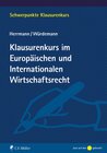 Buchcover Klausurenkurs im Europäischen und Internationalen Wirtschaftsrecht
