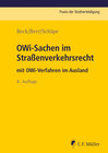 Buchcover OWi-Sachen im Straßenverkehrsrecht