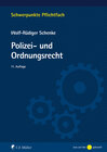 Buchcover Polizei- und Ordnungsrecht