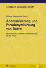 Buchcover Anonymisierung und Pseudonymisierung von Daten