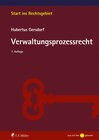 Buchcover Verwaltungsprozessrecht